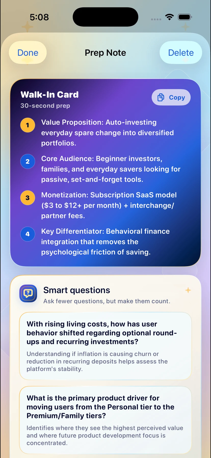 BriefFox product screenshot