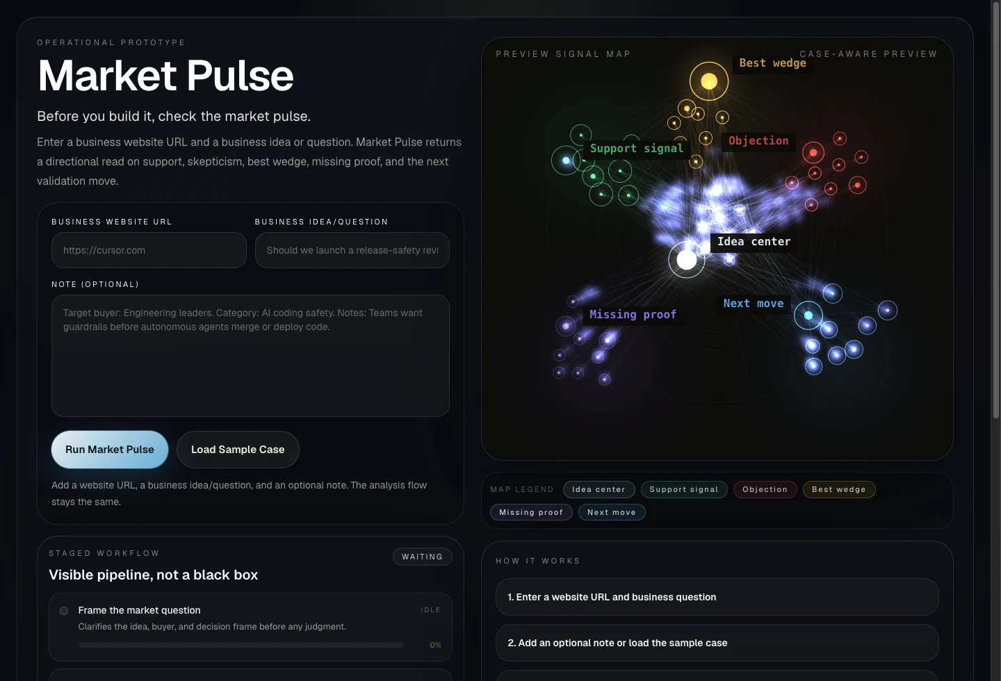 Market Pulse UI21 product screenshot