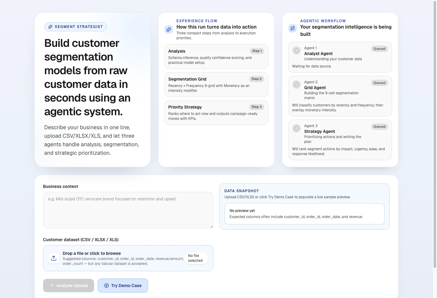 Segment Strategist product screenshot